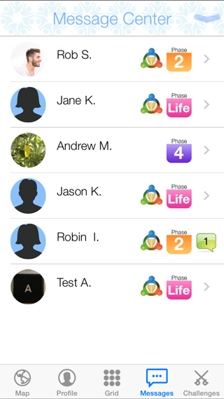 Mobile App Development: hCG Life - Messages